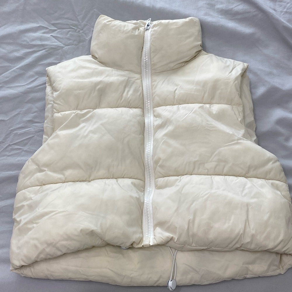 Off White Puffer Vest